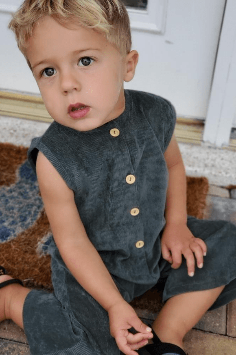 Billie jumpsuit navy Wolfie Kids