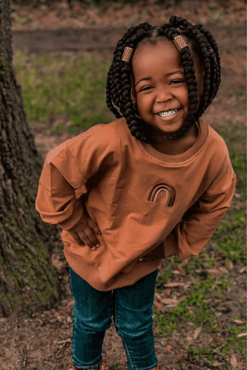 Baby top rainbow sweater