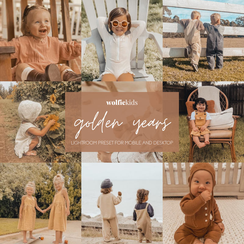Golden Years Preset Pack - Wolfie Kids