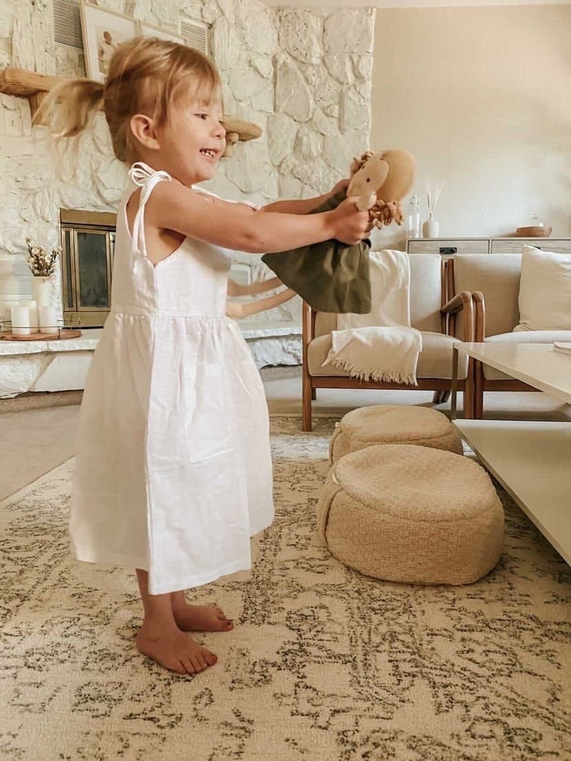 Mali Dress | milk - Wolfie Kids