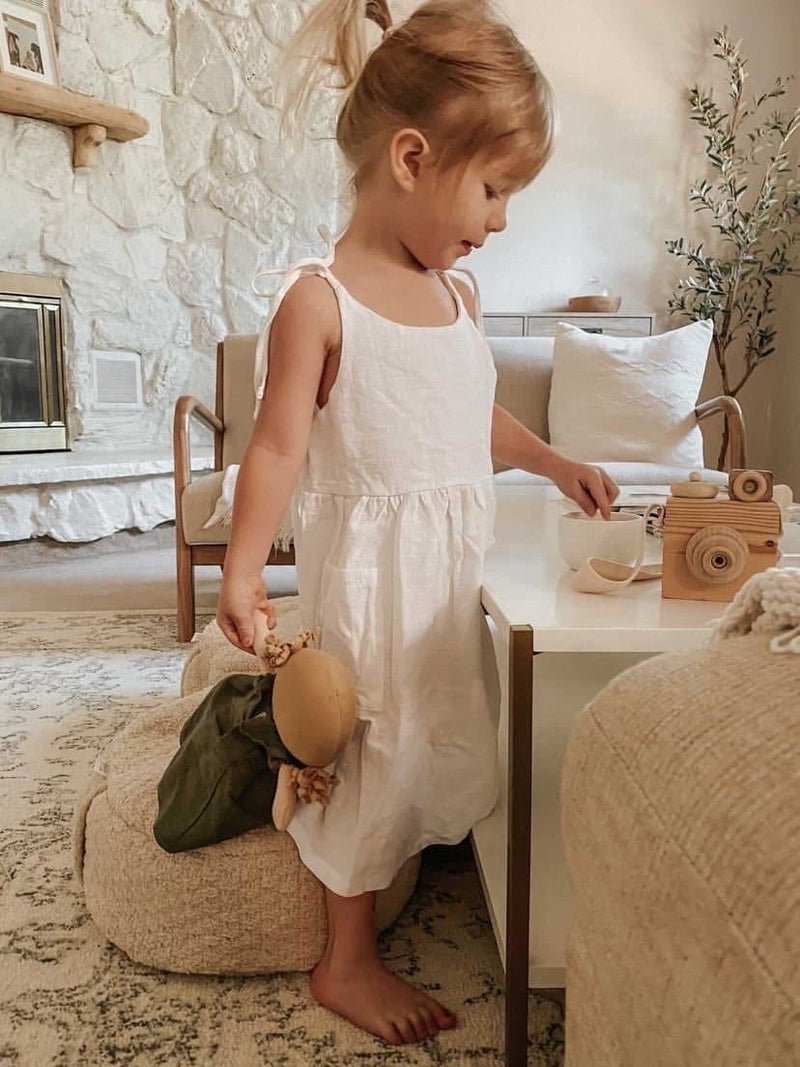 Mali Dress | milk - Wolfie Kids