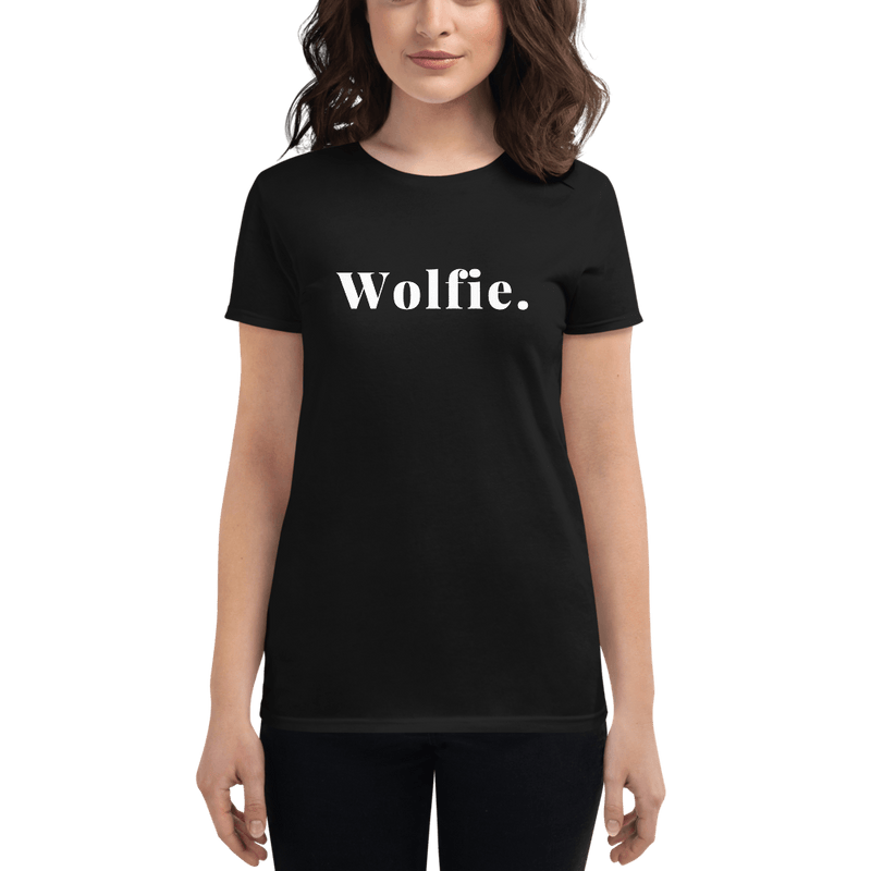 Wolfie. Womens short sleeve t-shirt - Wolfie Kids