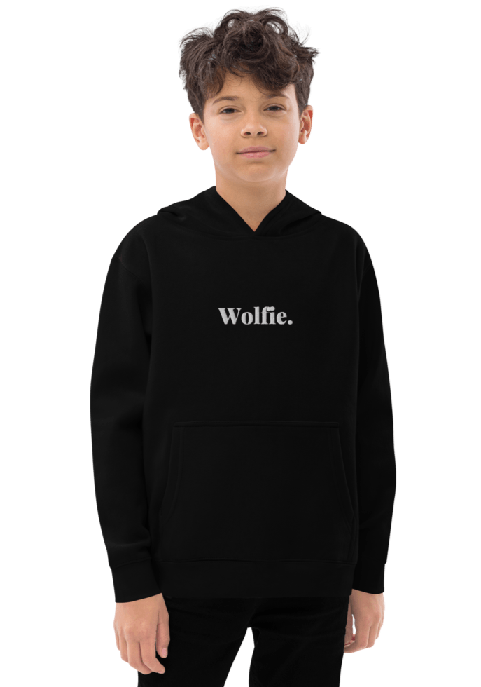 Wolfie's unisex embroidered hoodie - Wolfie Kids