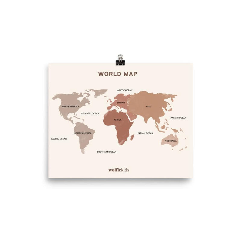 World Map - Wolfie Kids